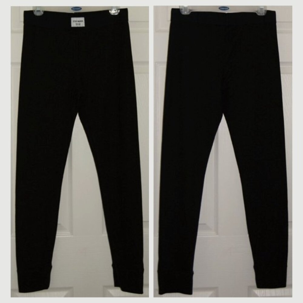 Steve Madden Jersey Knit Rayon Black Leggings, Women Size M